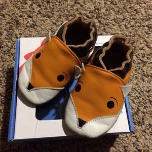 Kimi + Kai 12-18 mo fox leather booties